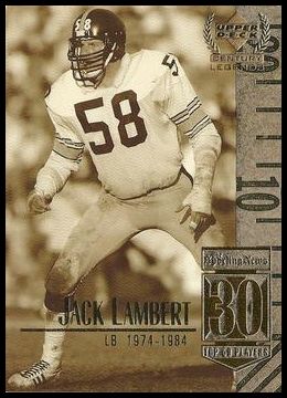 30 Jack Lambert